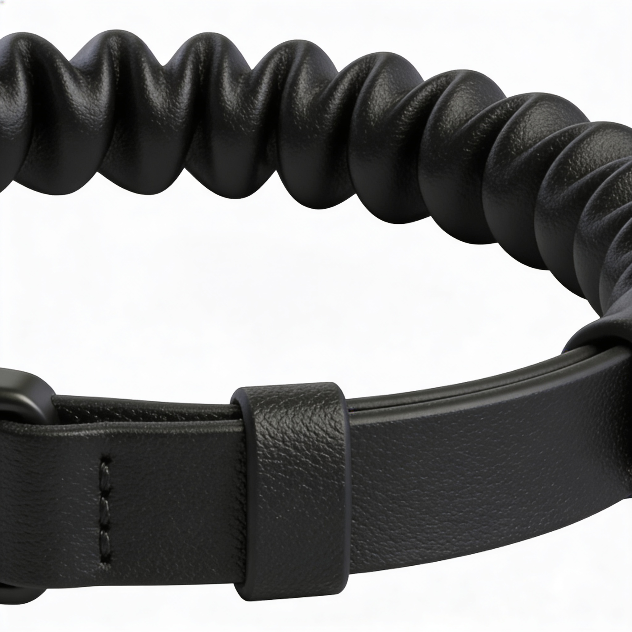 pawslyqq Educator Quick Snap 3/4-Inch Dog Training Collar Strap – ONLY Fits ME-300, ET-300/400, EZ-900, PE-900 & PG-300 – Biothane Bungee Collar for Small & Medium Dogs, Black